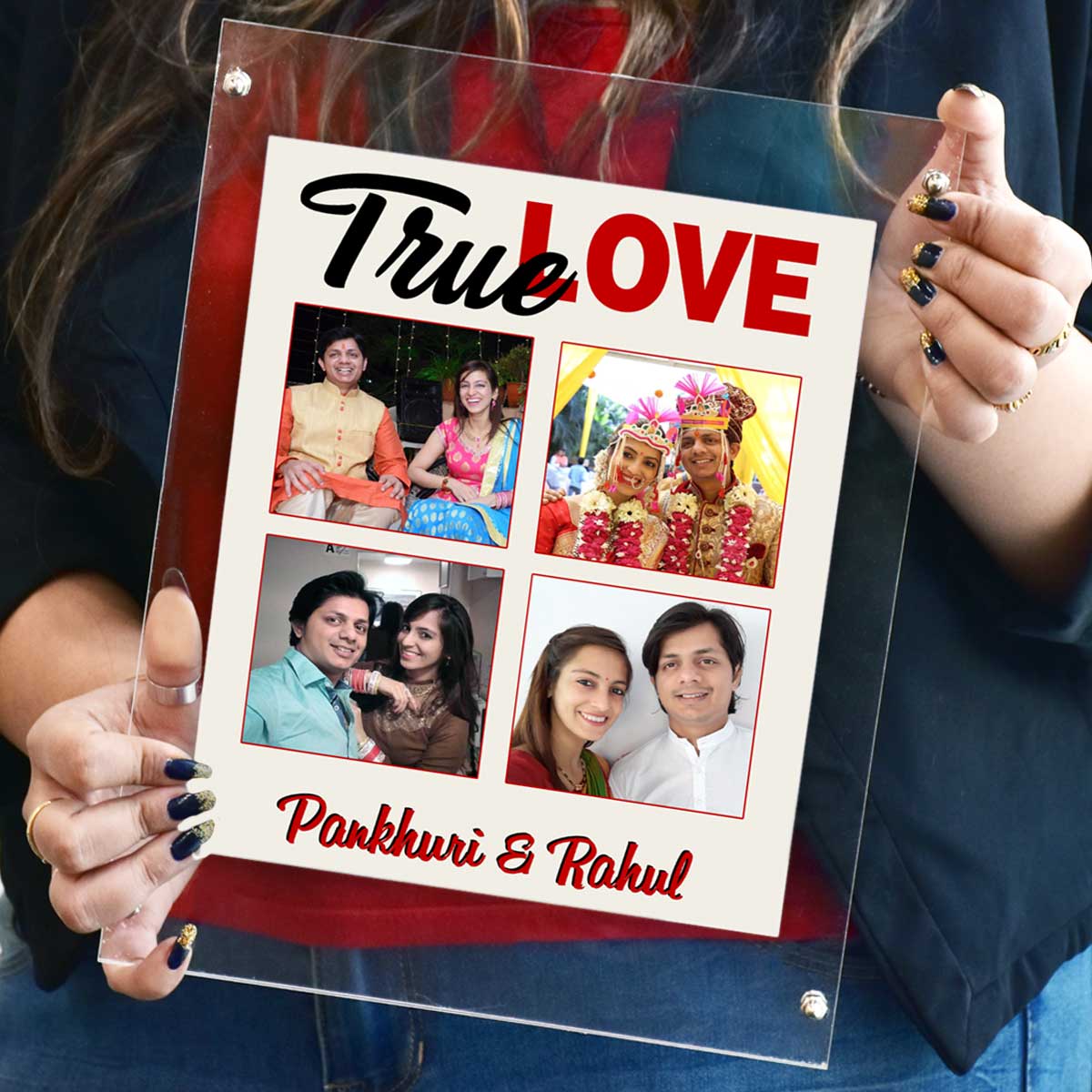 Personalised Love Photo Print Frame