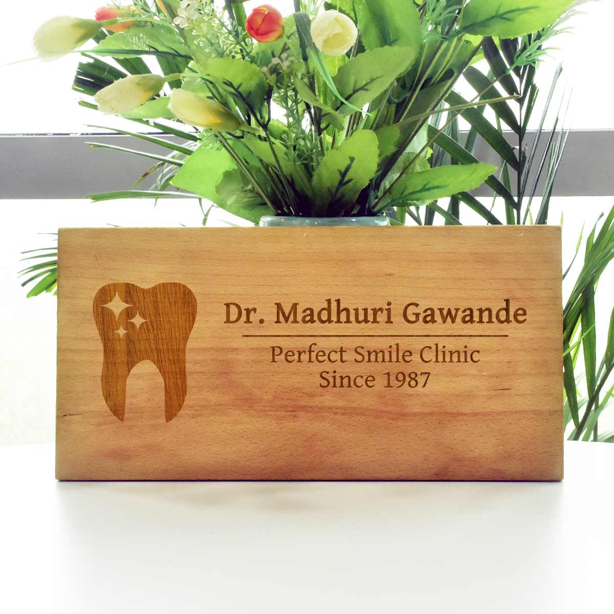 Personalised Dentist's Name Plate