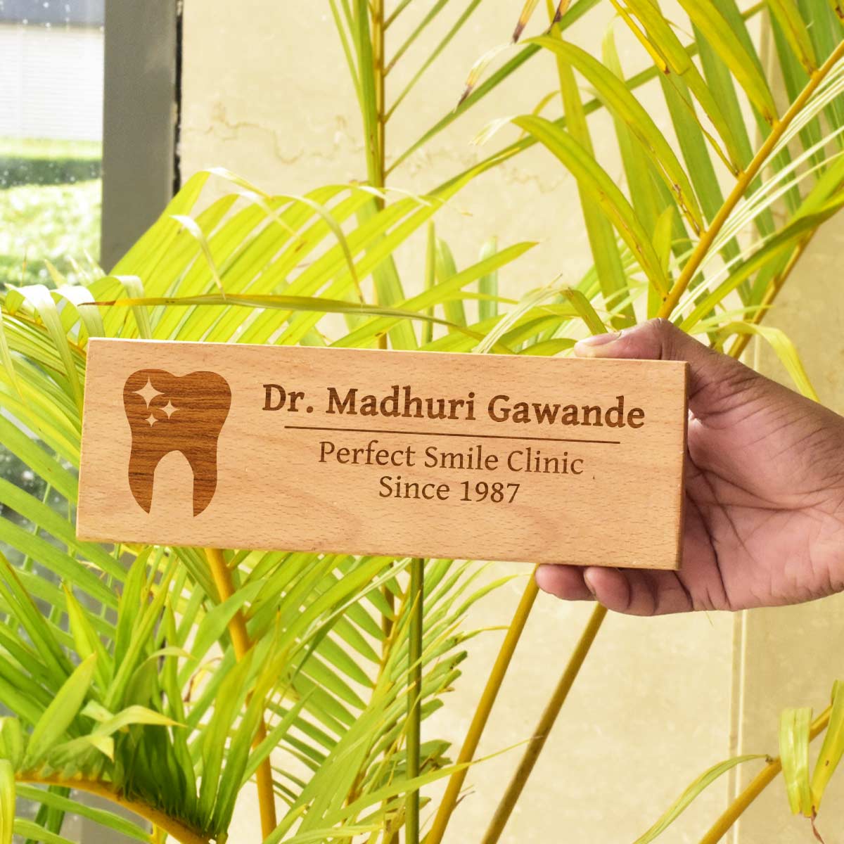 Personalised Dentist's Name Plate