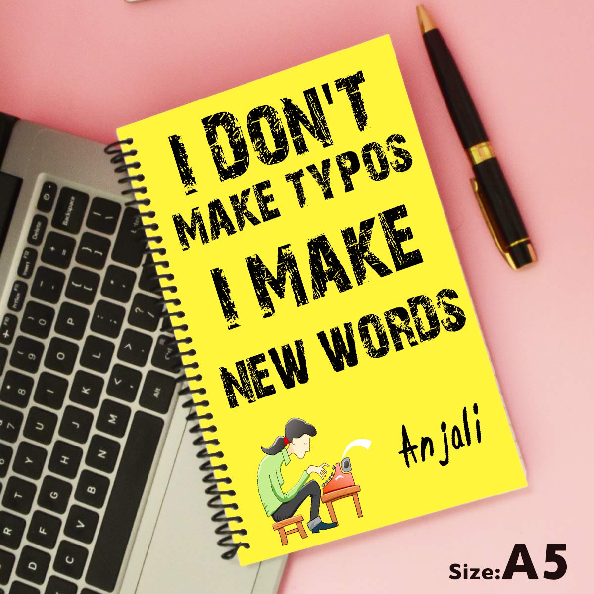 Make New Words Personalised Notebook