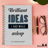 Brilliant Ideas Personalised Notebook
