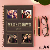 Write It Down Photo Personalised Notebook