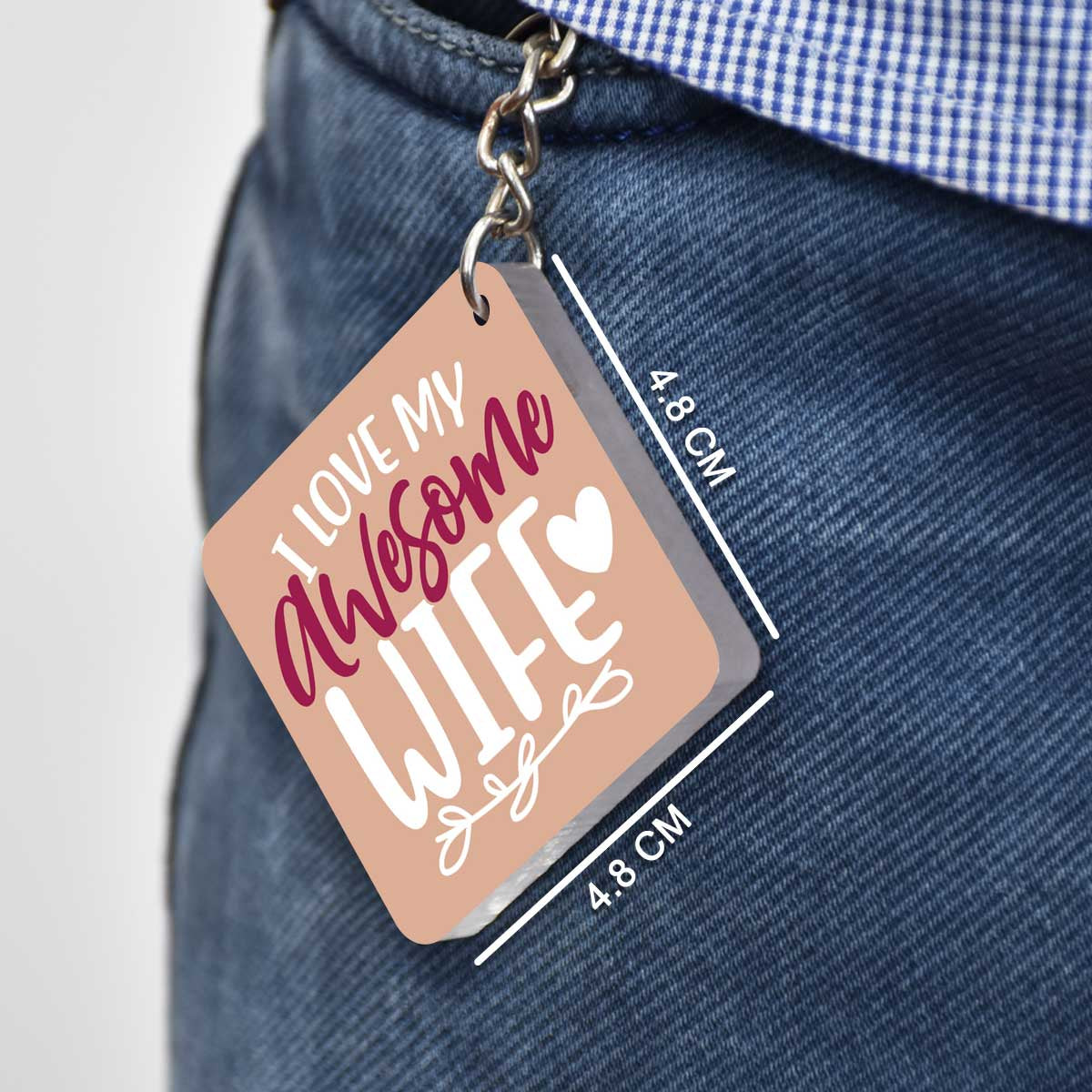 Best Wife Keychain