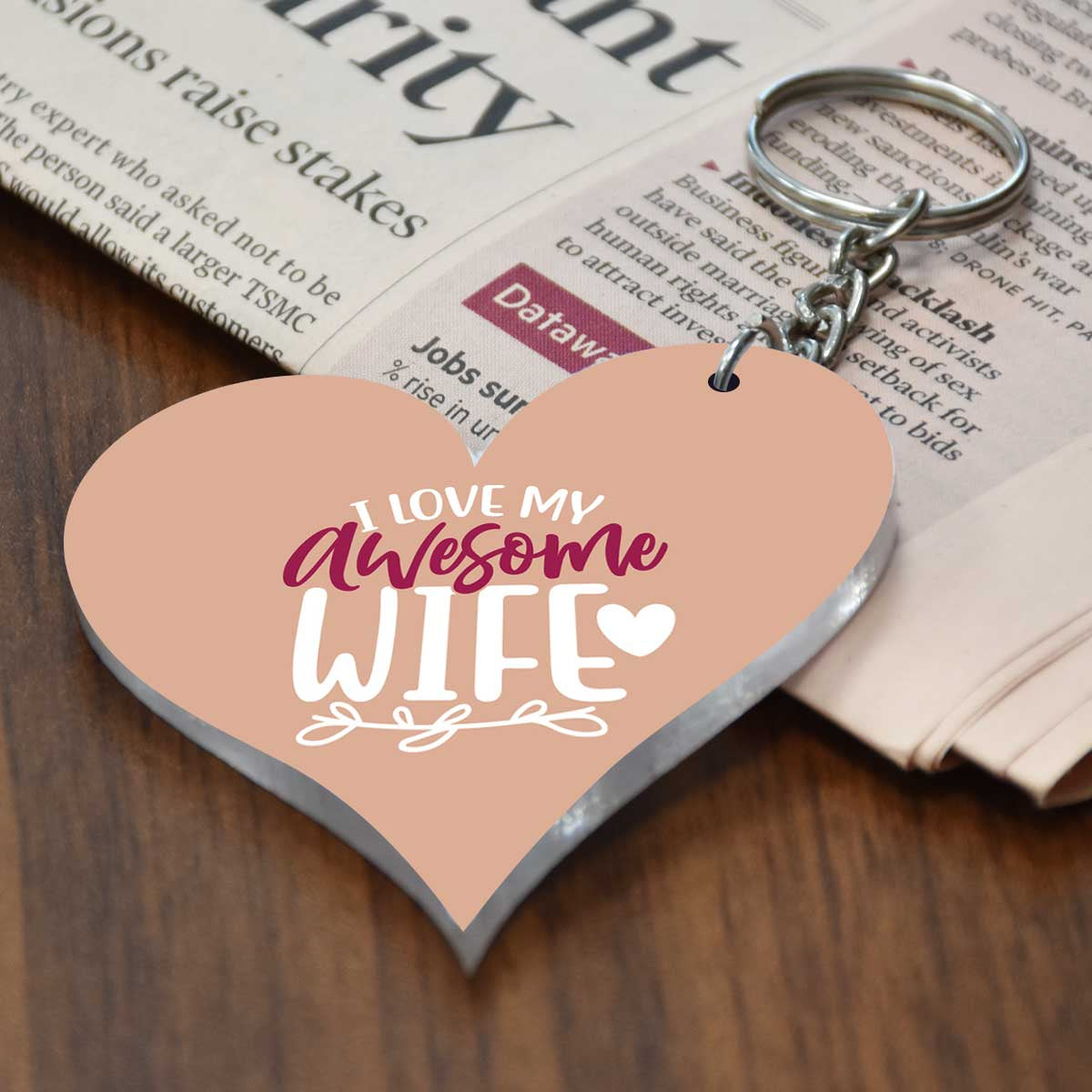 Best Wife Keychain