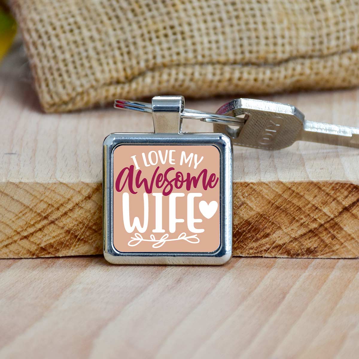 Best Wife Keychain