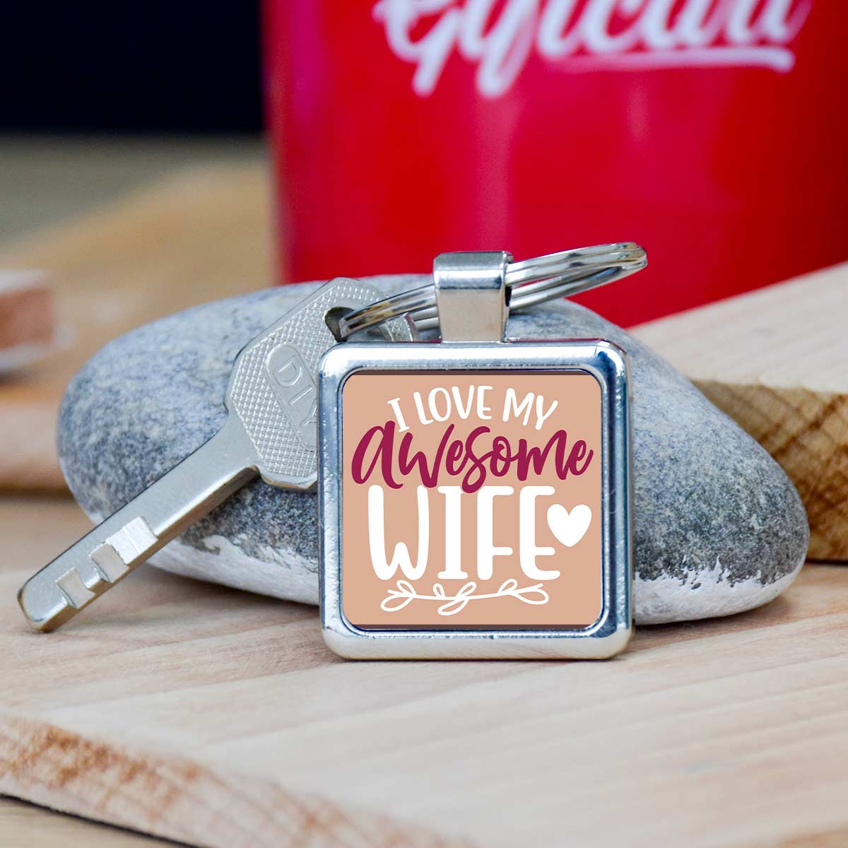 Best Wife Keychain