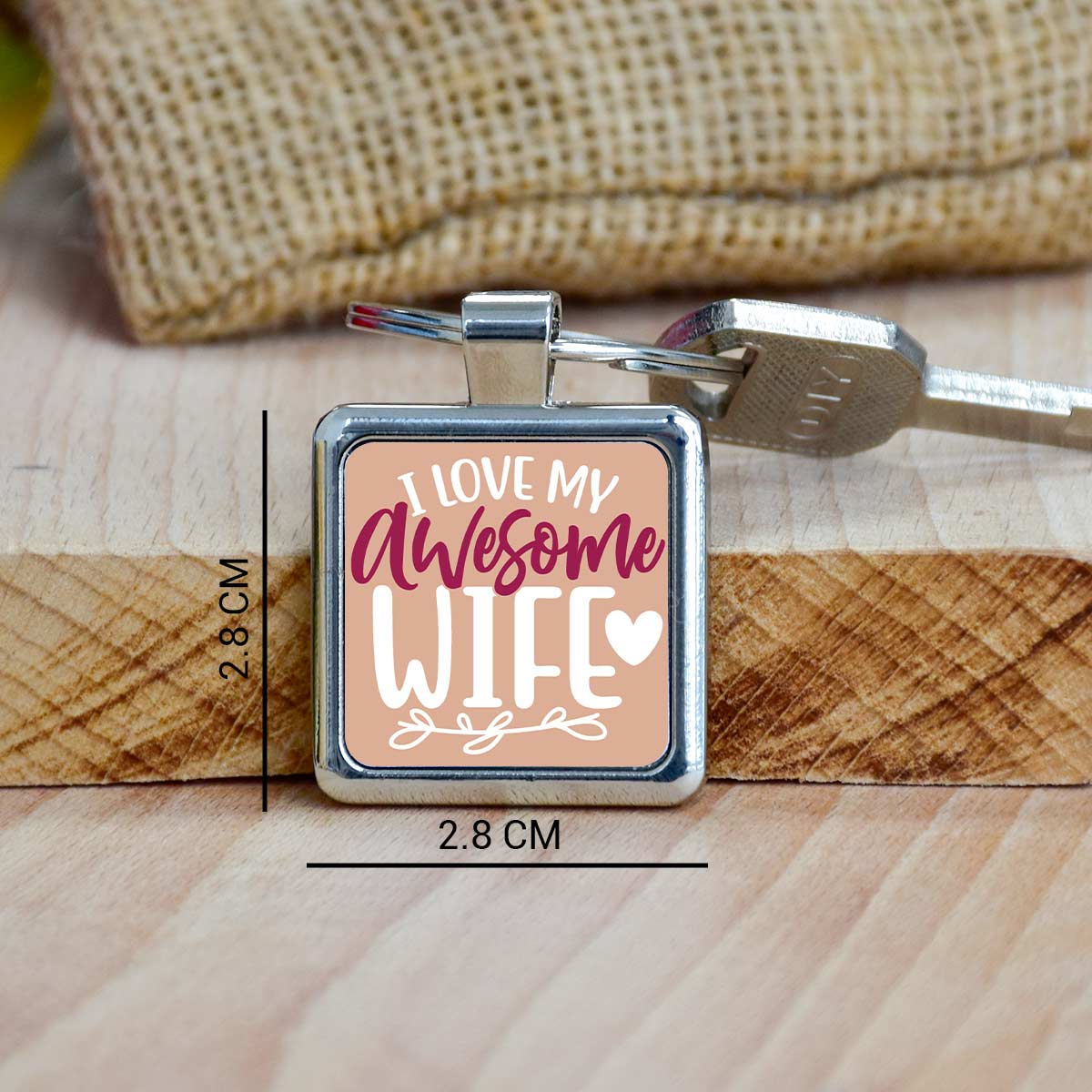 Best Wife Keychain