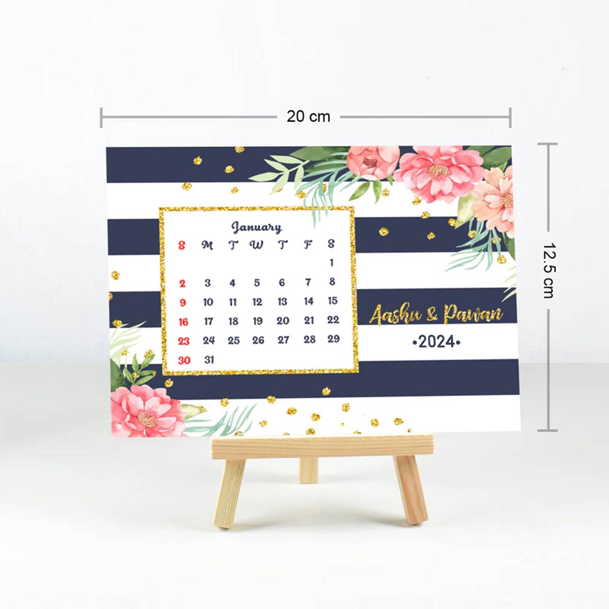 Personalised Glittery You Calendar