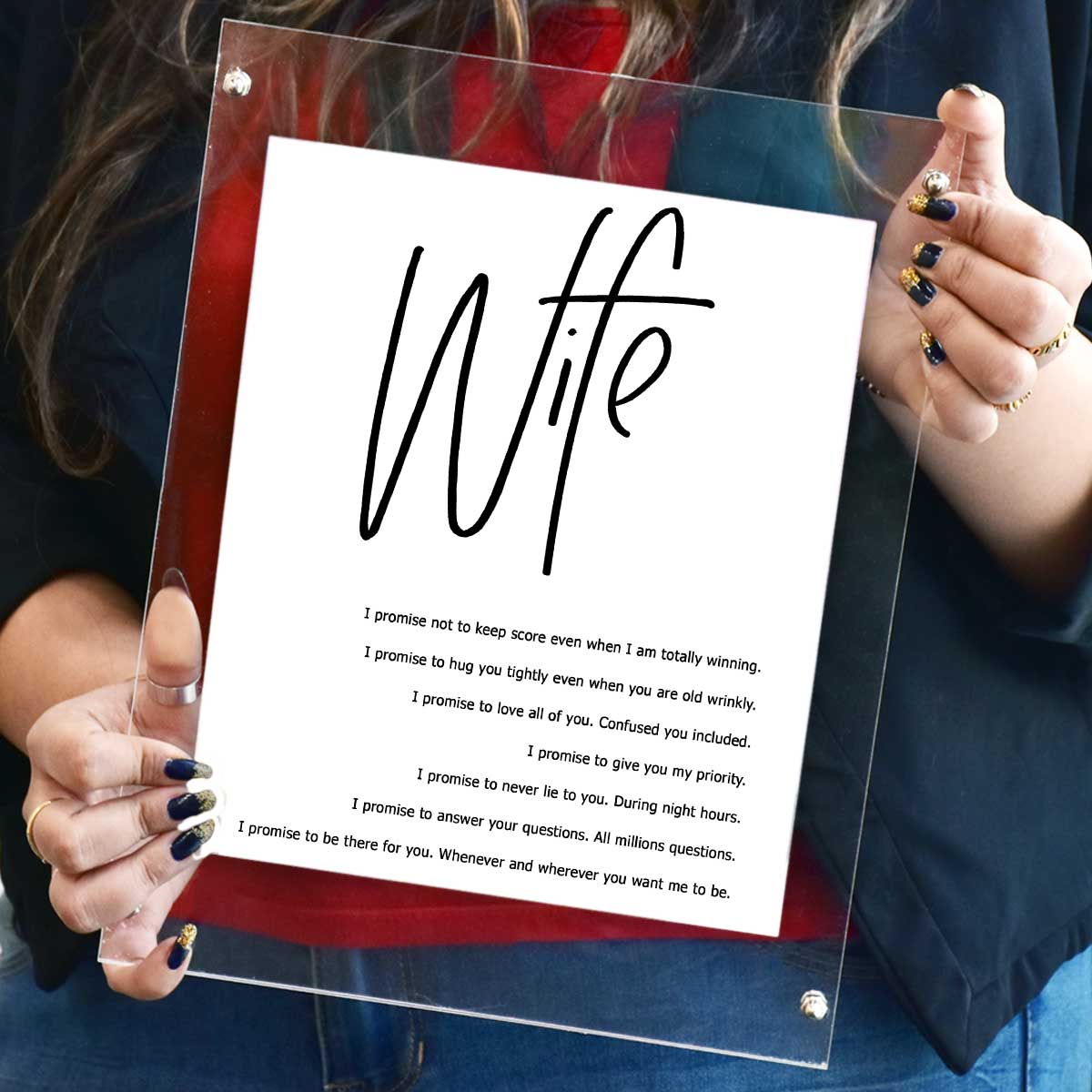 Personalised Love You Till The End - Vows