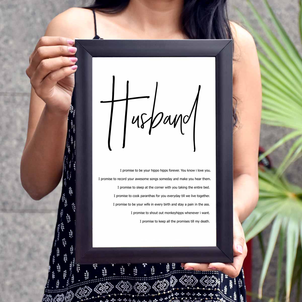 Personalised Love You Till The End - Vows