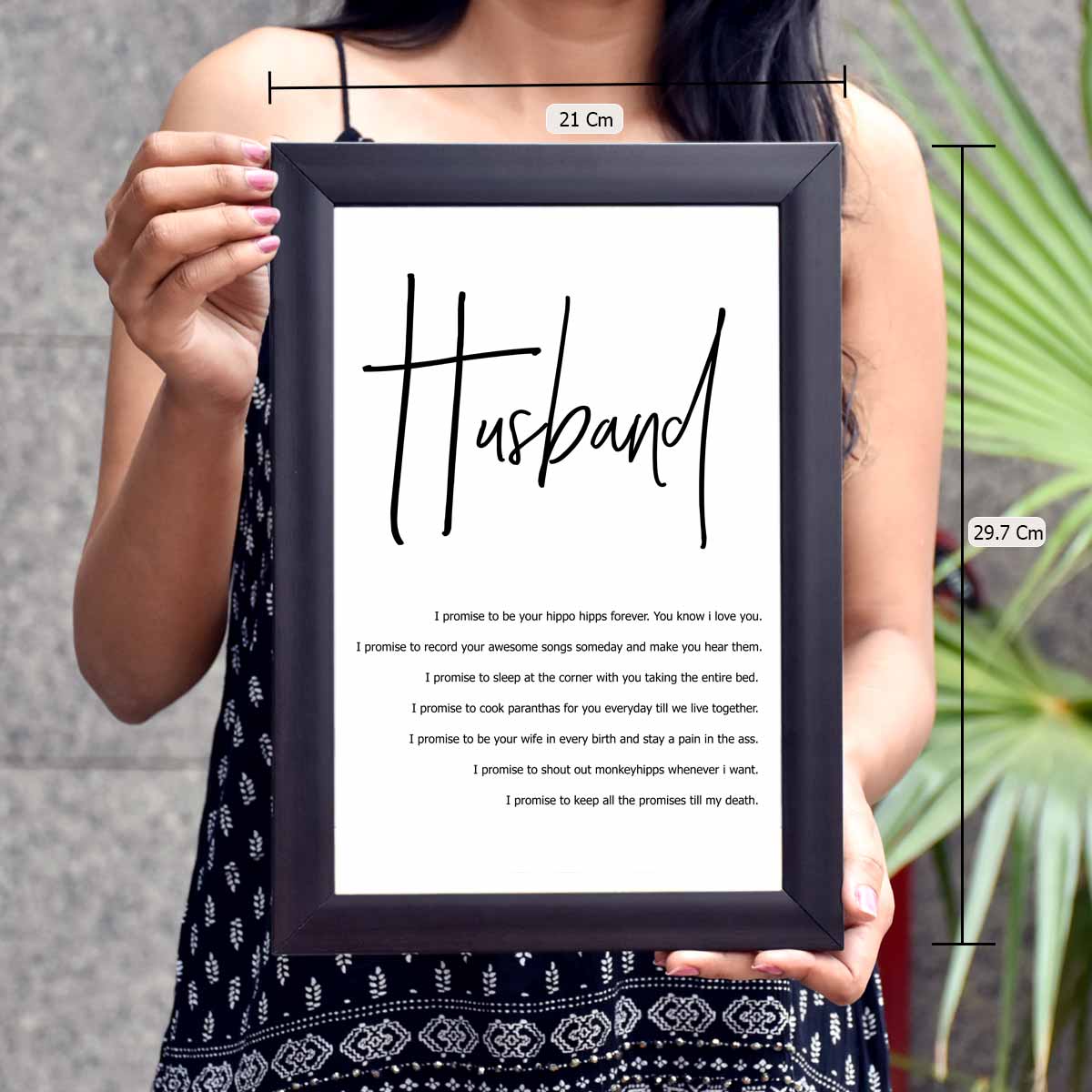 Personalised Love You Till The End - Vows