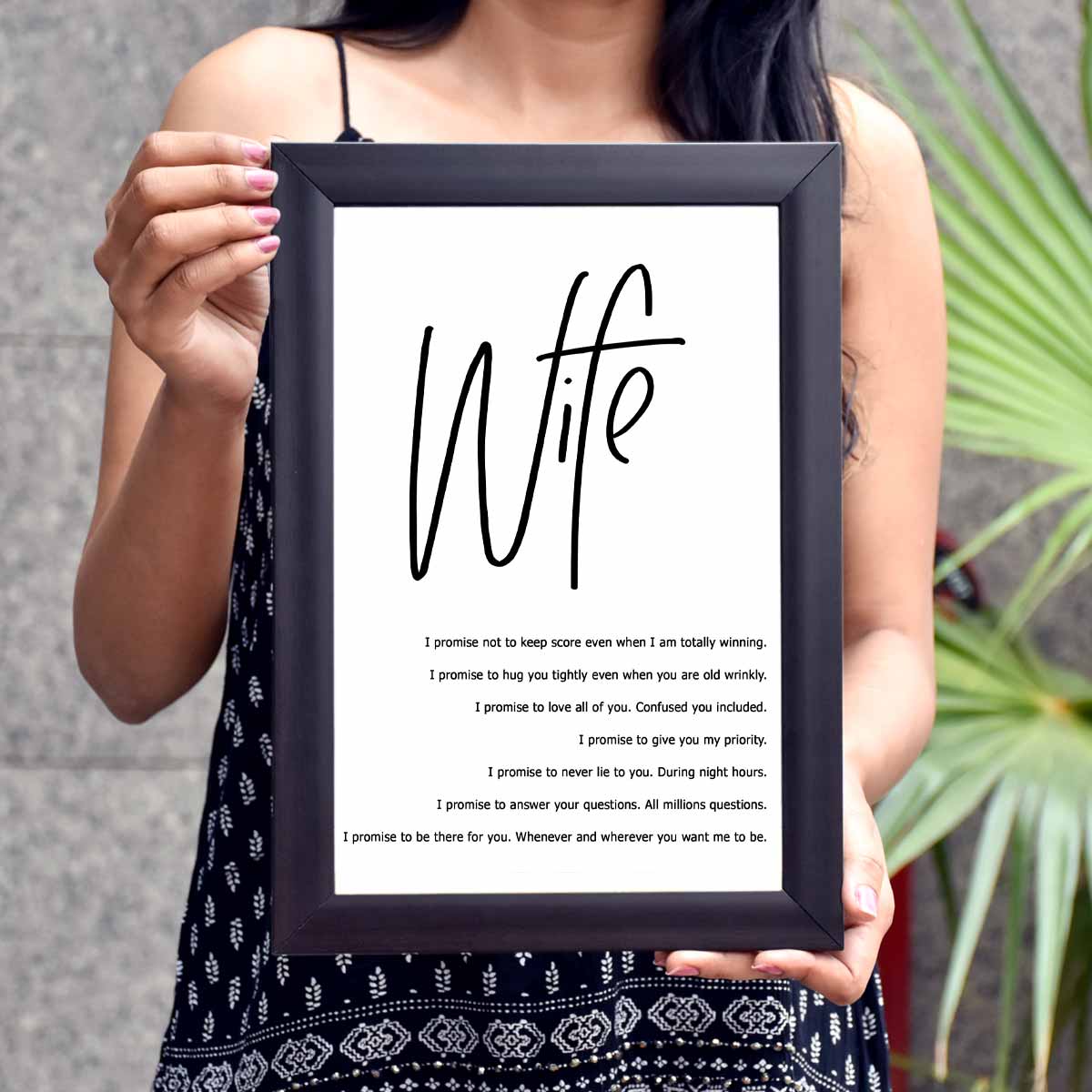 Personalised Love You Till The End - Vows