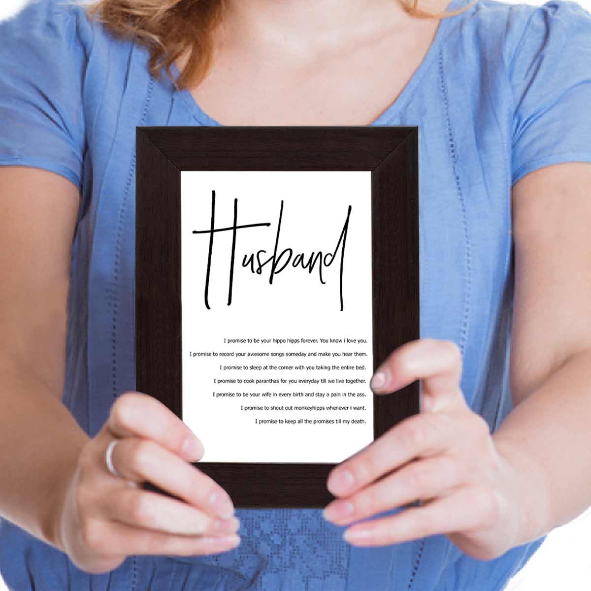 Personalised Love You Till The End - Vows