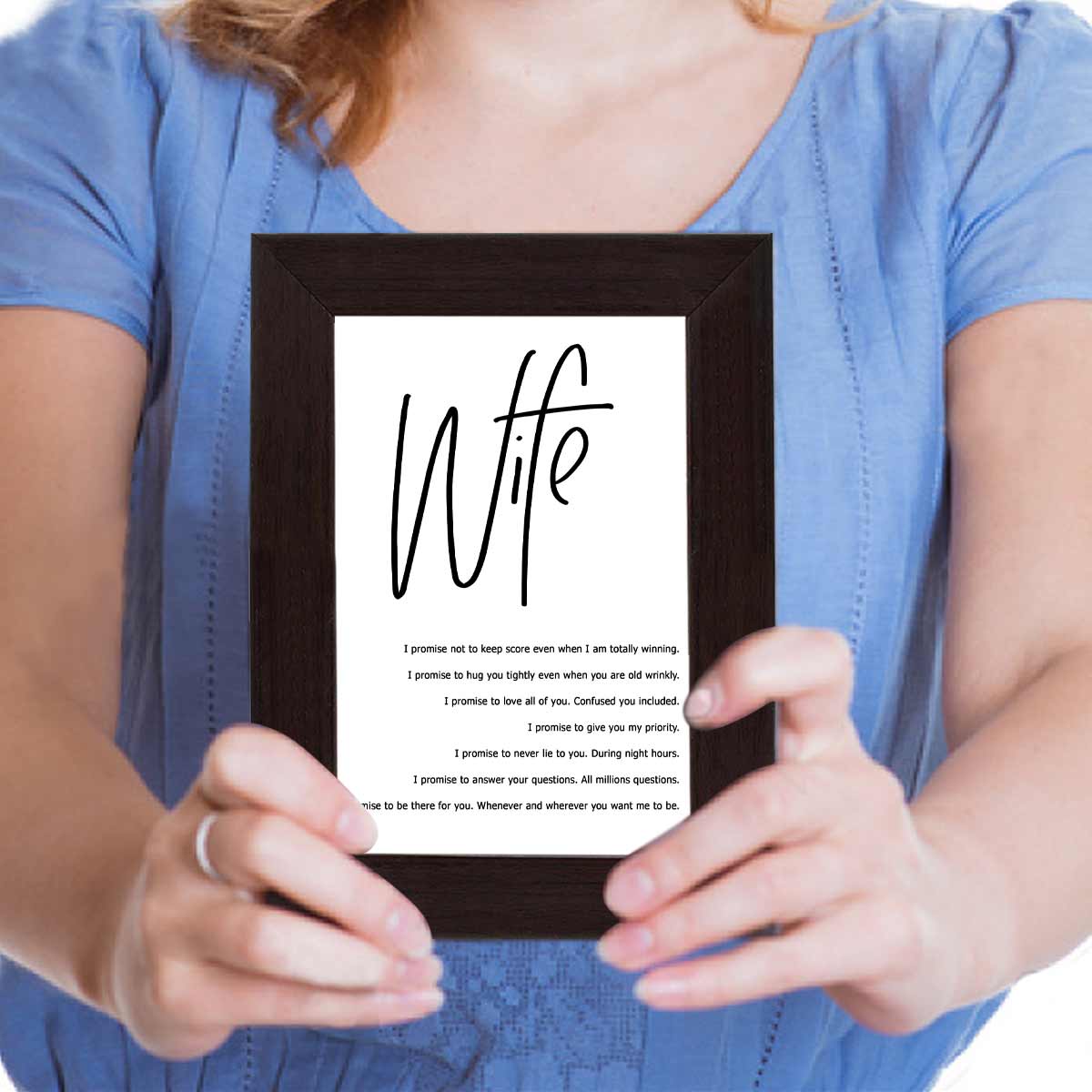 Personalised Love You Till The End - Vows