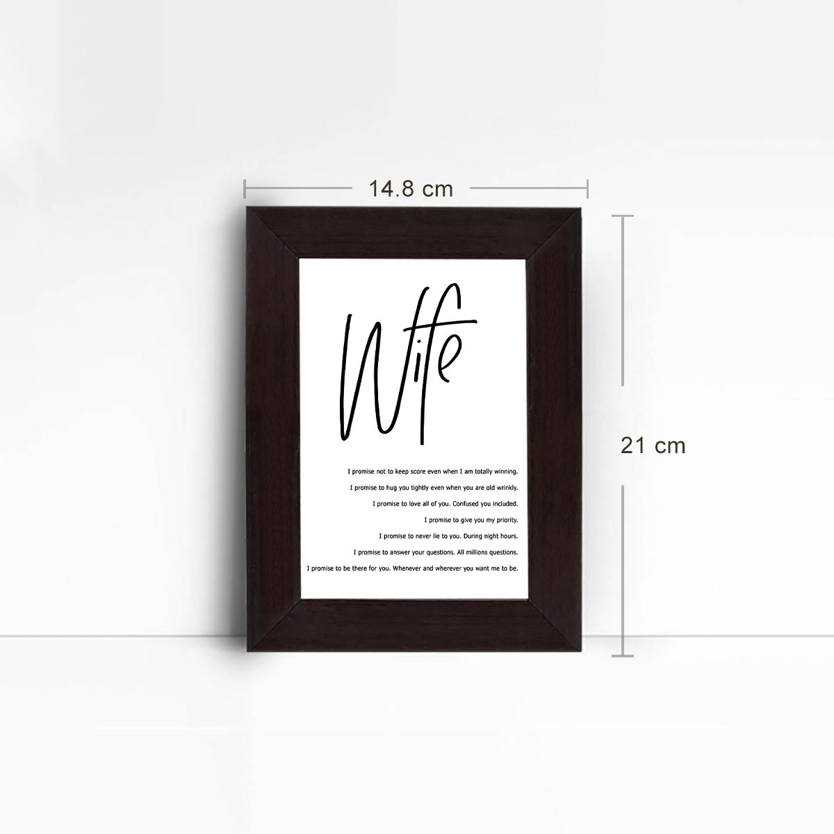 Personalised Love You Till The End - Vows