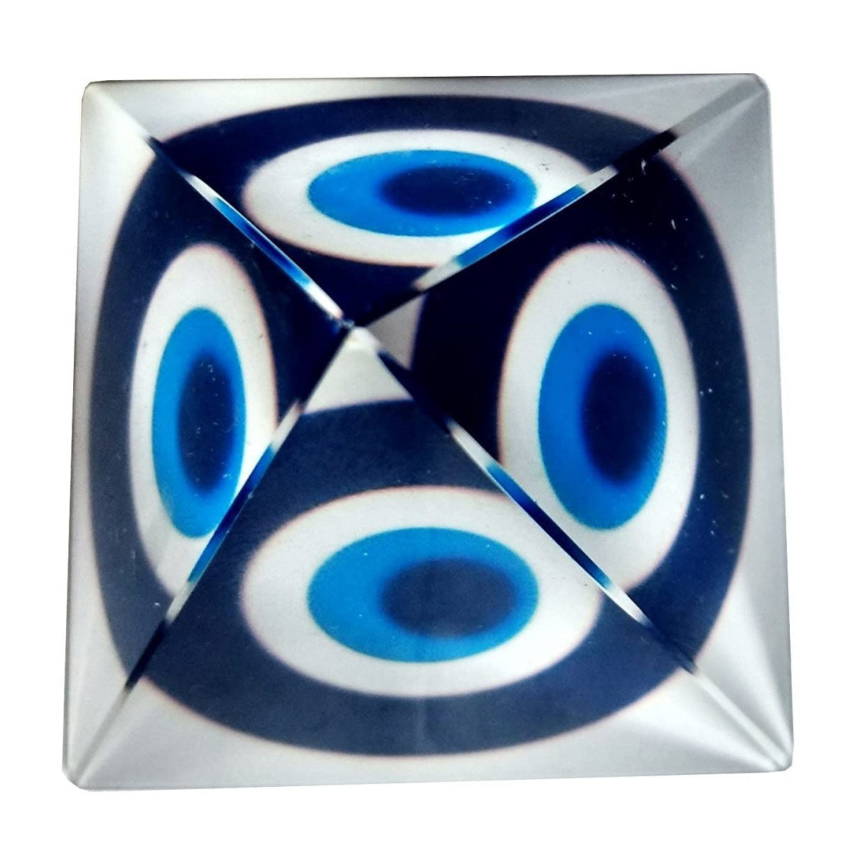 Feng Shui Evil Eye Crystal Pyramid