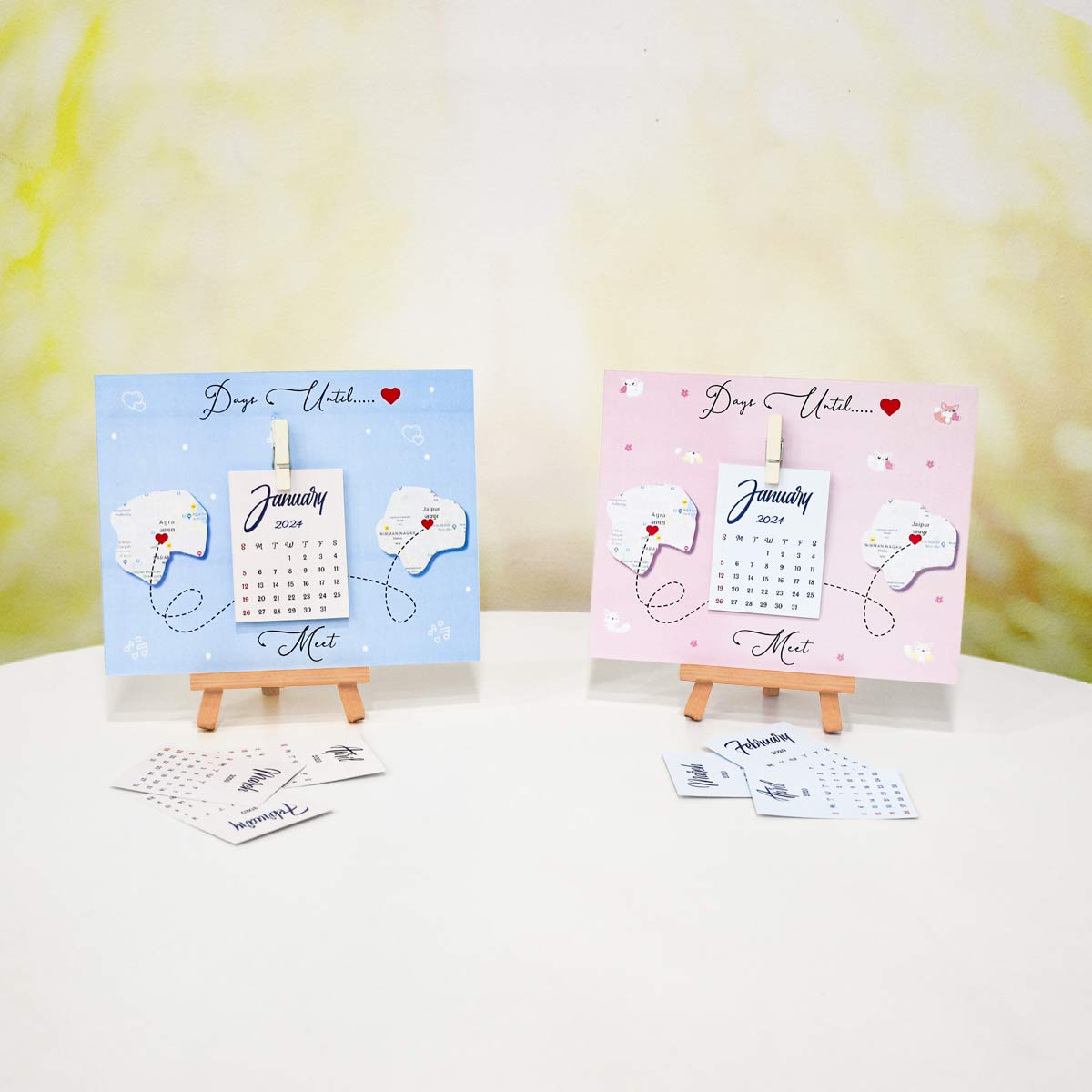 Kitna Door Kitne Pass Countdown Calendar Gift For Valentine's Day-1