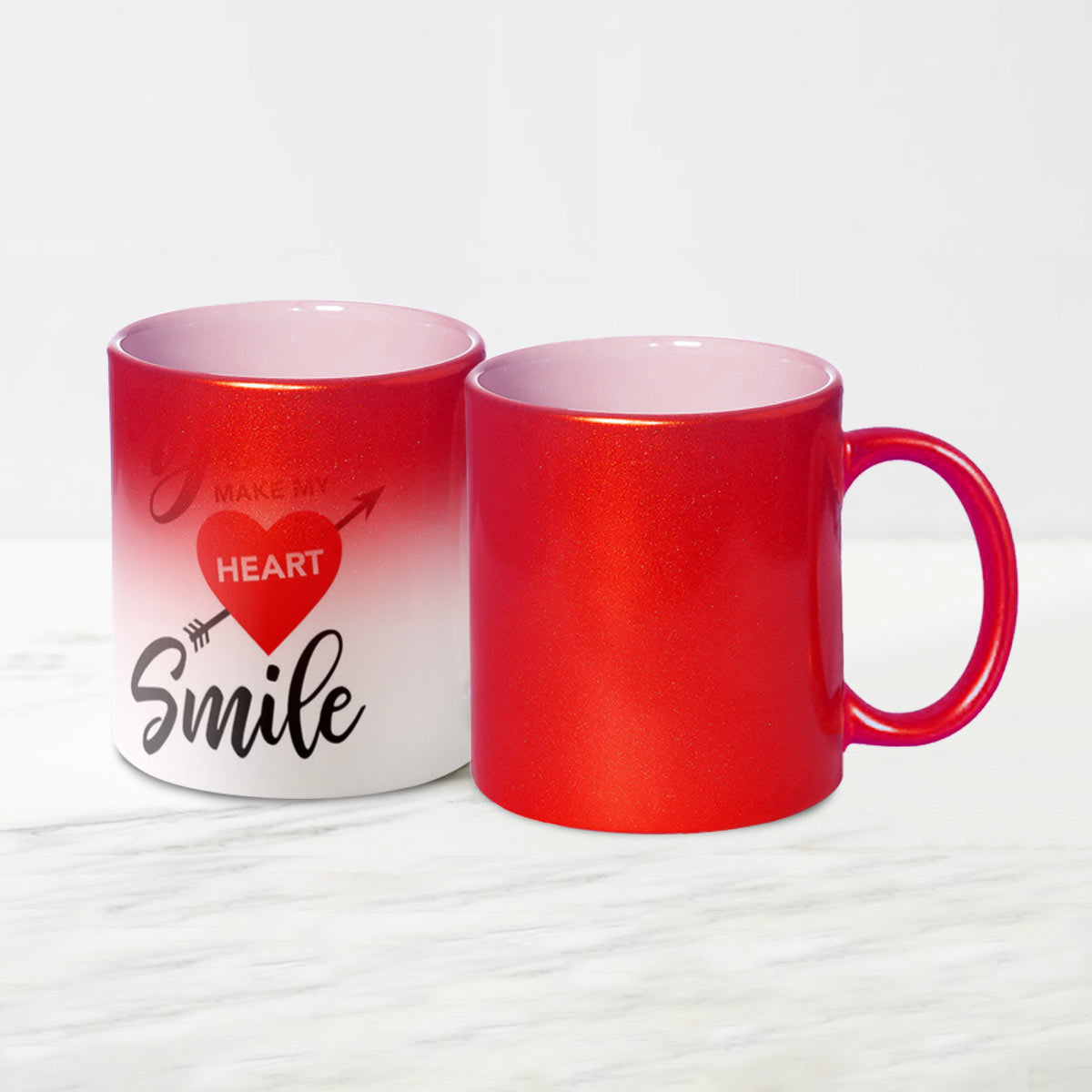 Make My Heart Smile Magic Mug Gift for Couple