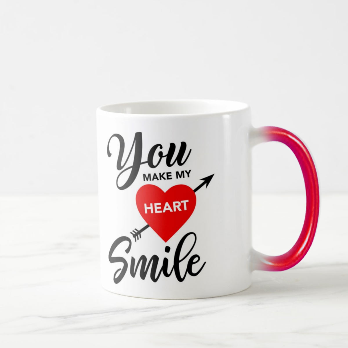 Make My Heart Smile Magic Mug Gift for Couple