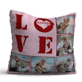 Personalized Love Always Photo Cushion Gift for Couple