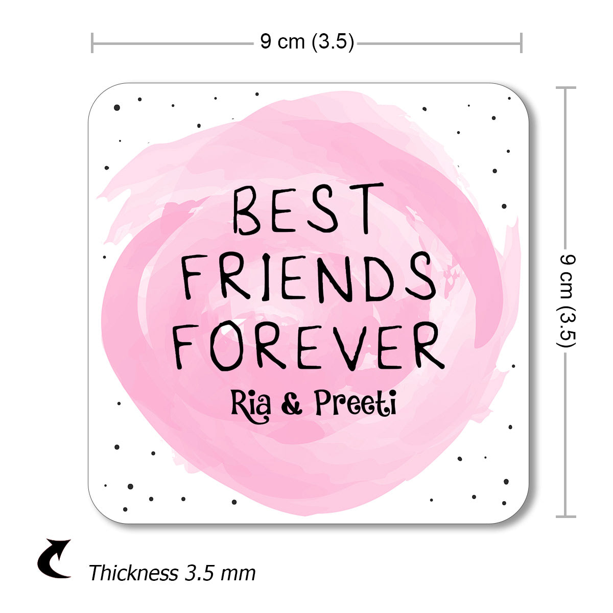 Best Friends Forever Fridge Magnet