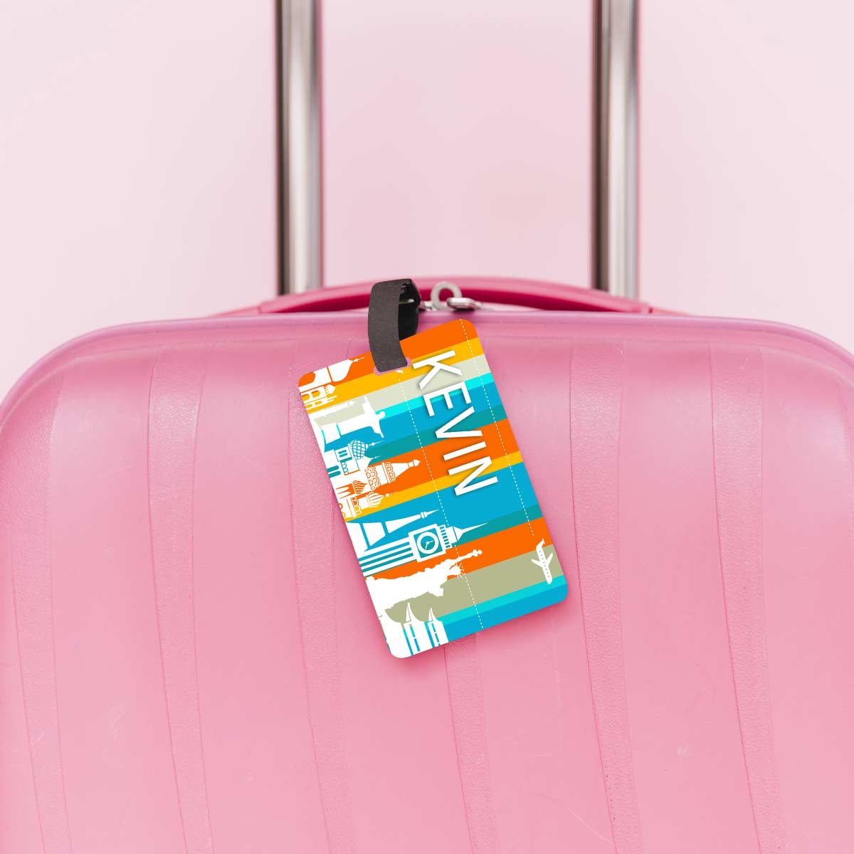 City Skyline Personalised Luggage Tag