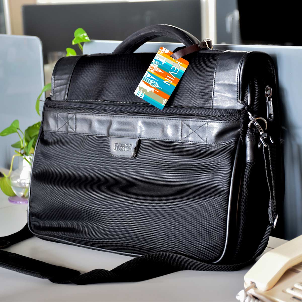 City Skyline Personalised Luggage Tag