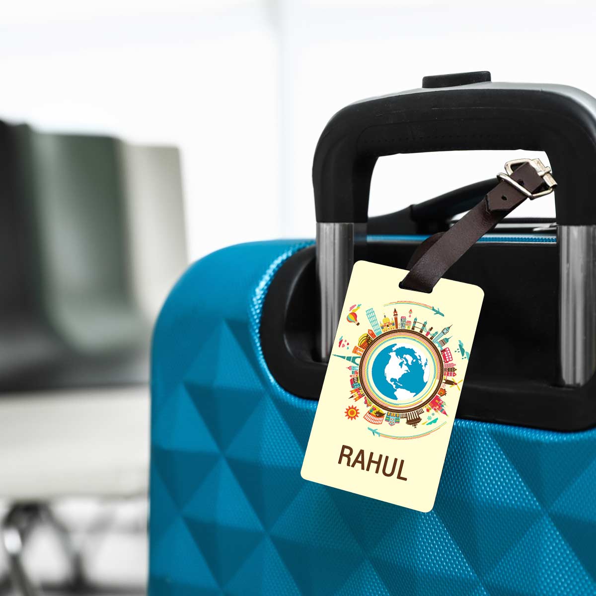 Mind On Vecation Personalised Luggage Tag