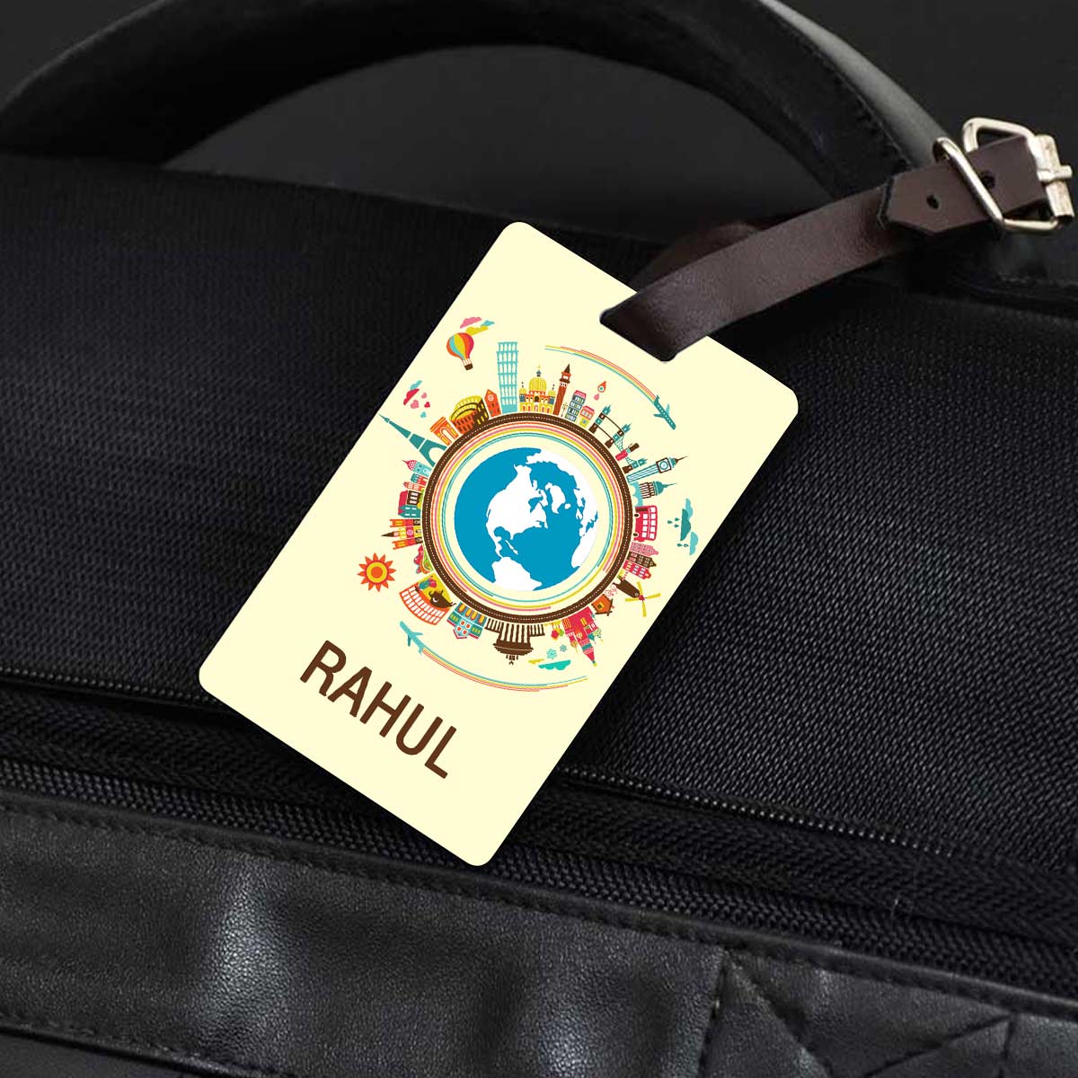 Mind On Vecation Personalised Luggage Tag