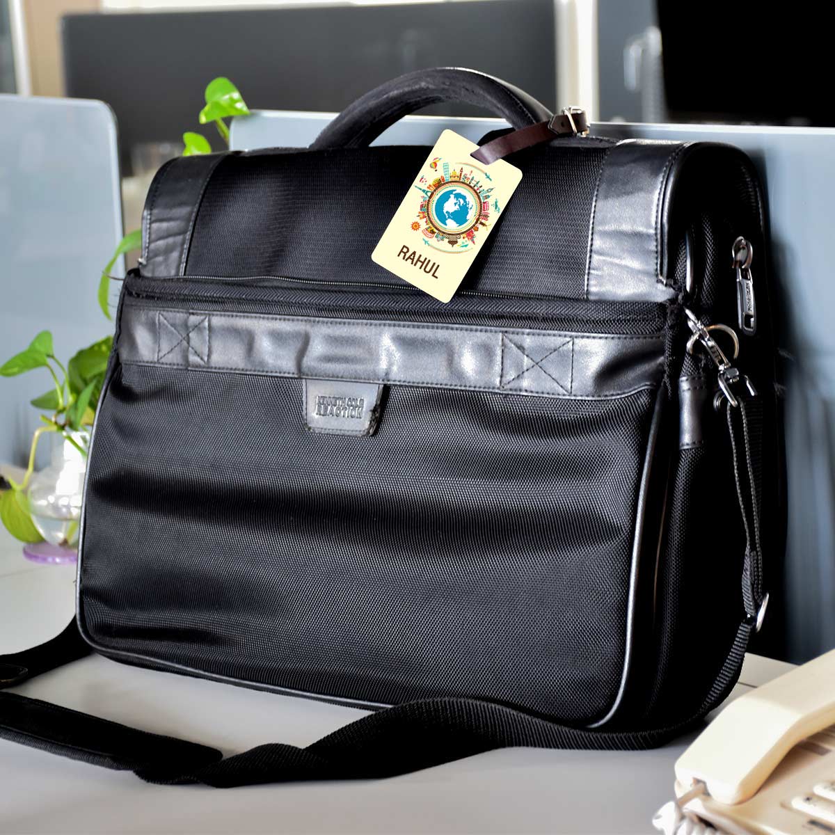 Mind On Vecation Personalised Luggage Tag