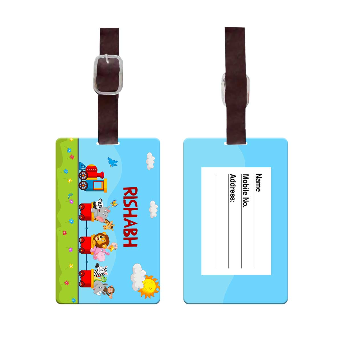 Bon Voyage Personalised Luggage Tag