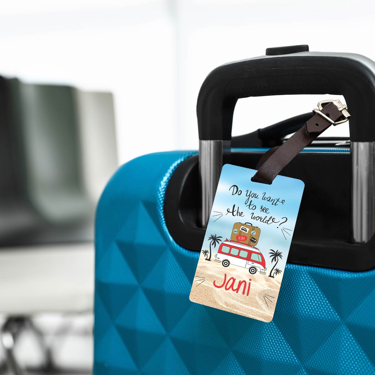 See The World Personalised Luggage Tag