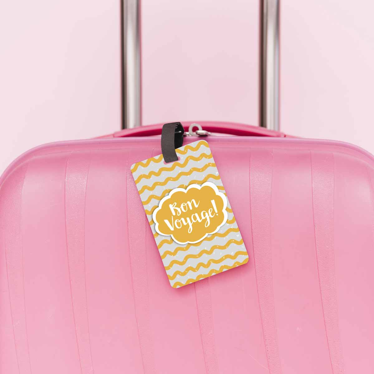 Happy Journey Personalised Luggage Tag