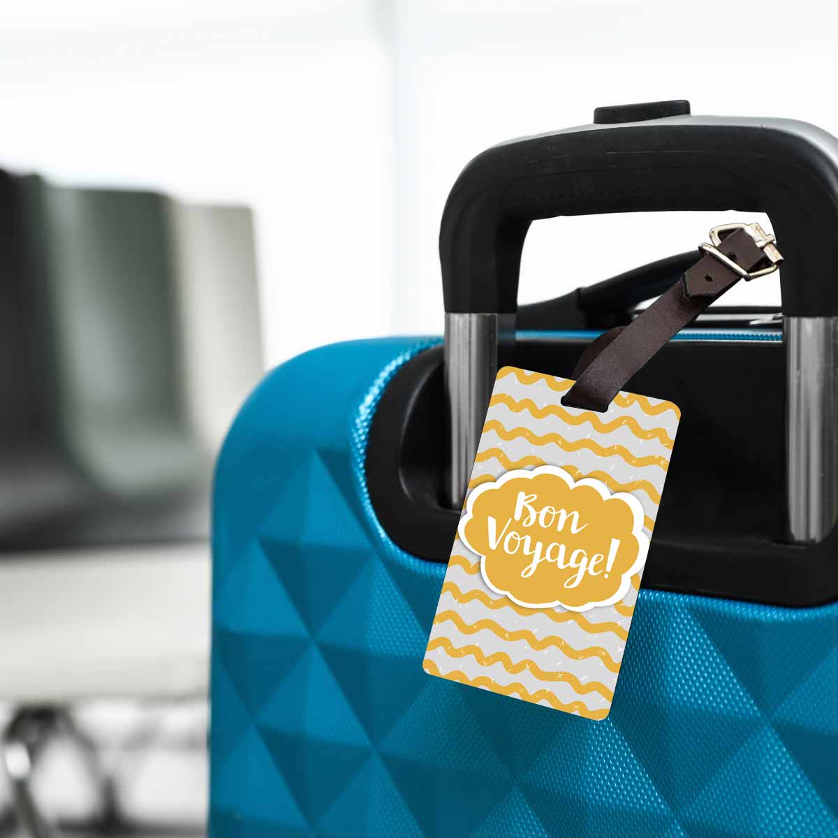 Happy Journey Personalised Luggage Tag