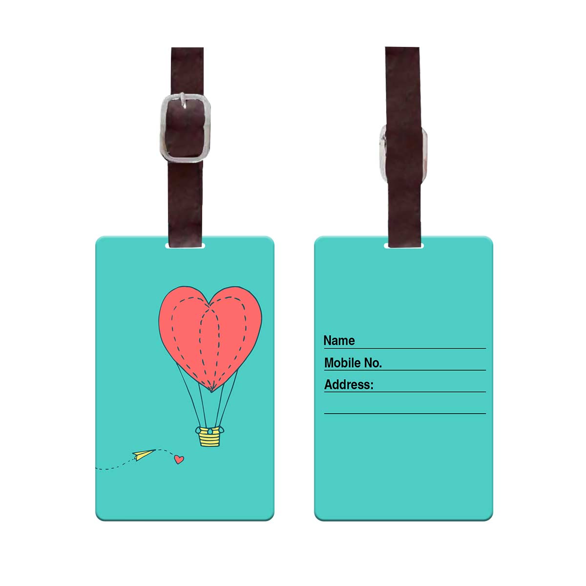 Air Travel Personalised Luggage Tag
