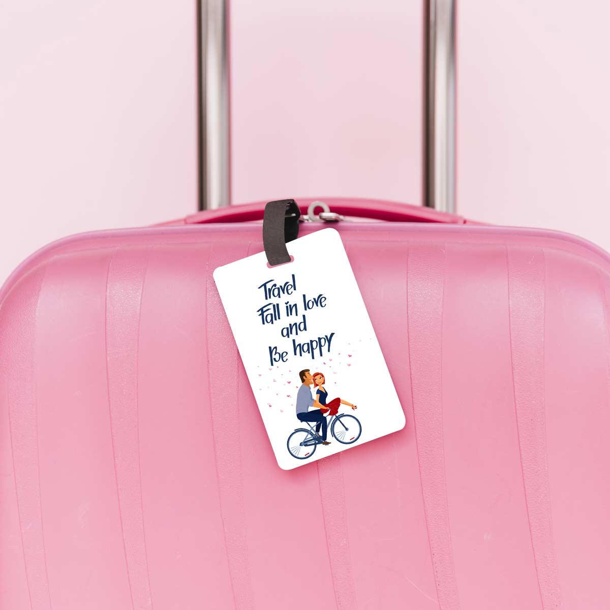 Fall In Love Personalised Luggage Tag