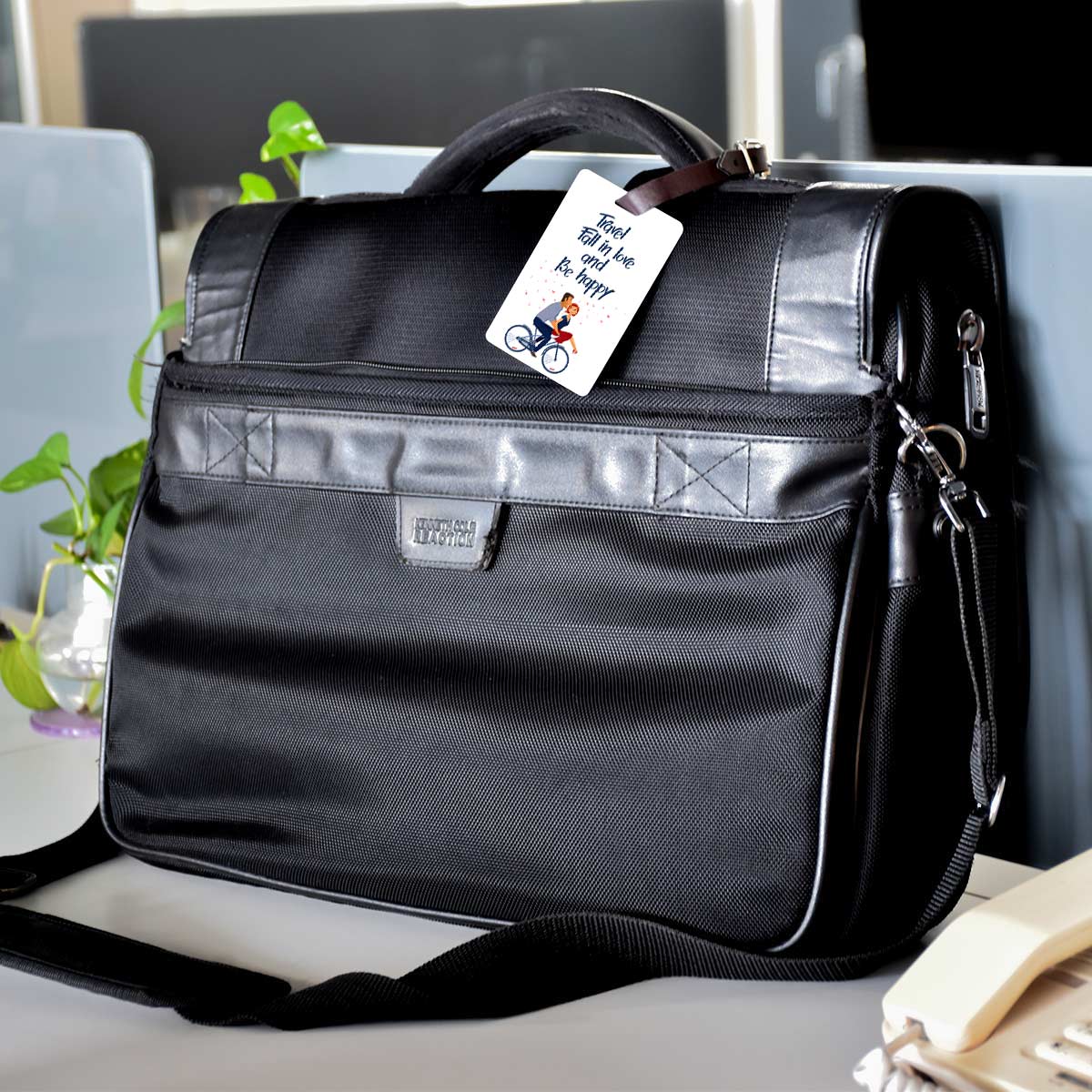 Fall In Love Personalised Luggage Tag