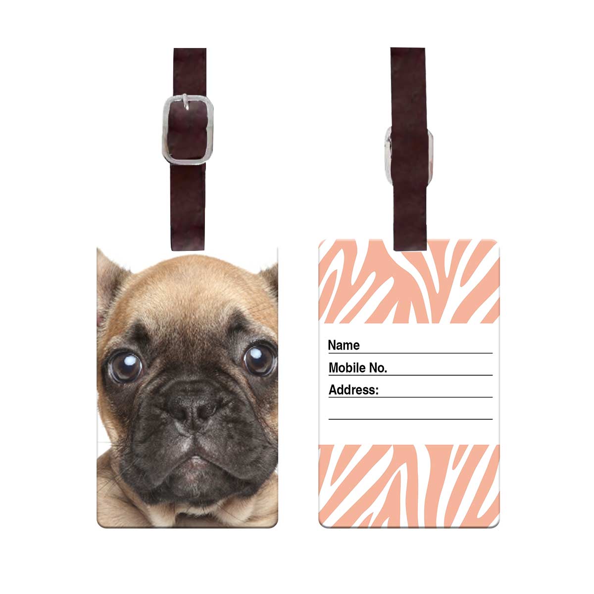 Personalised Pet Face Luggage Tag