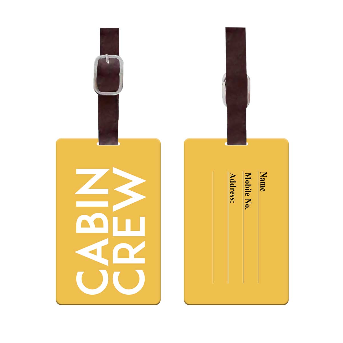 Cabin Crew Personalised Luggage Tag