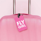 Personalised Fly Girl Luggage Tag