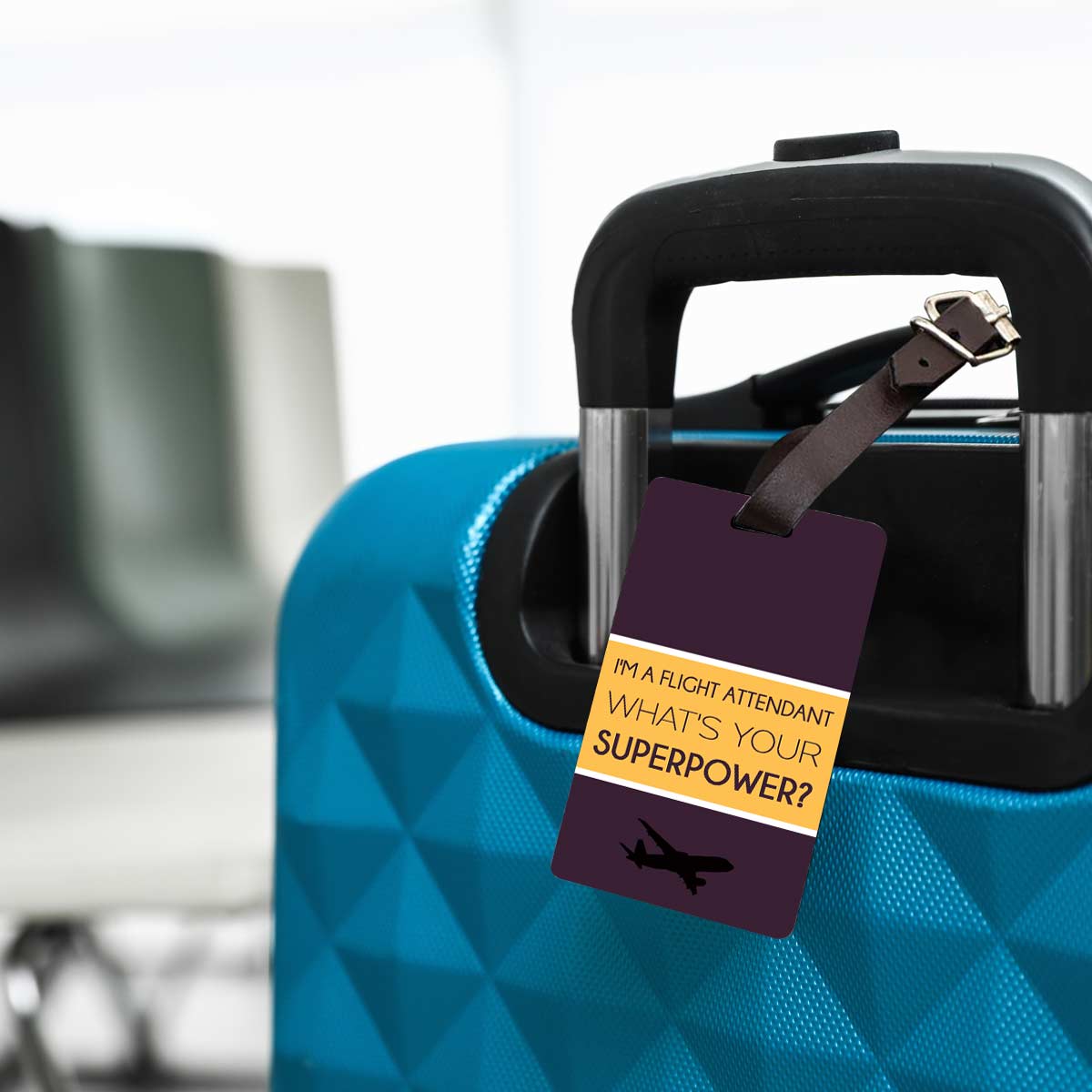 Personalised Fly Attendant Luggage Tag