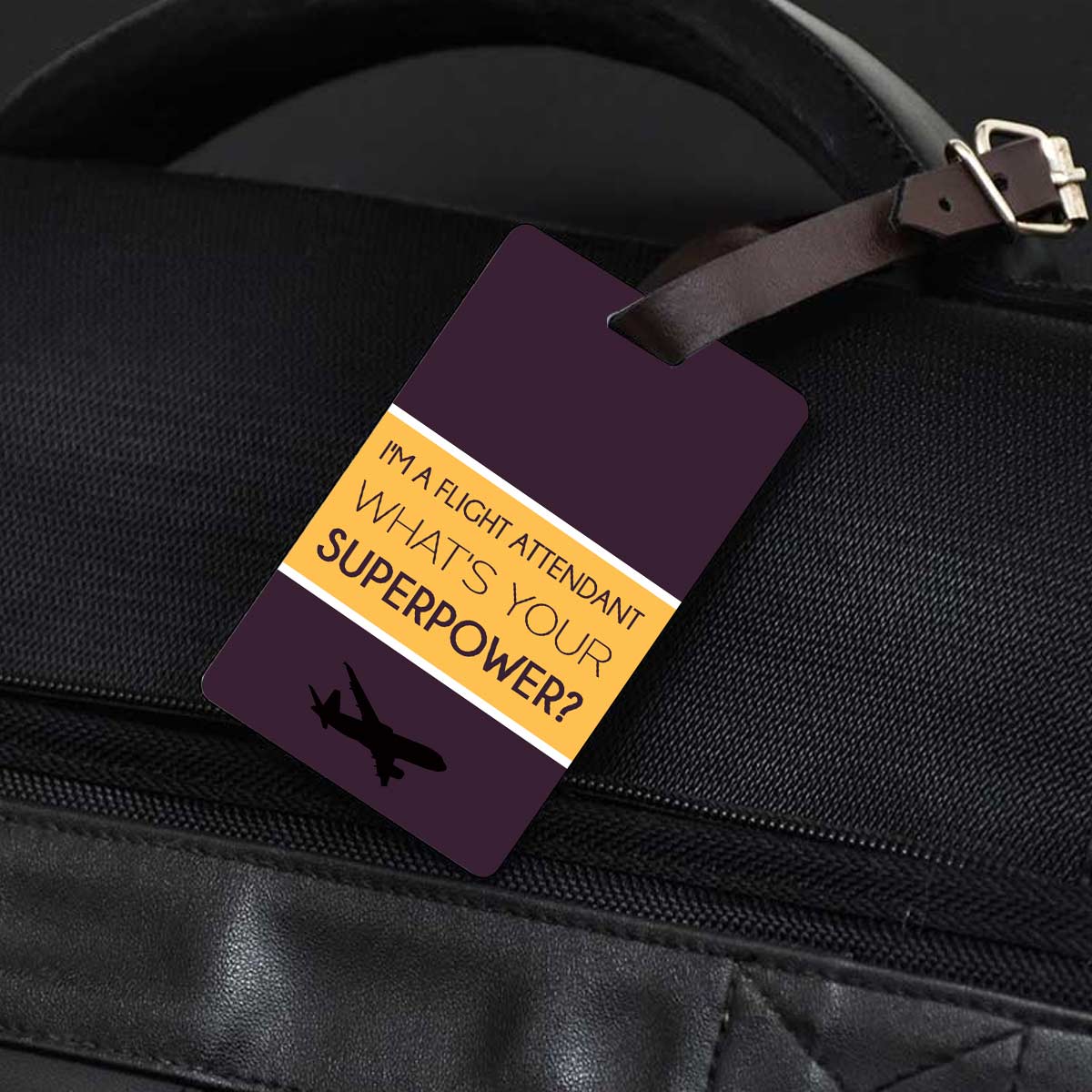 Personalised Fly Attendant Luggage Tag