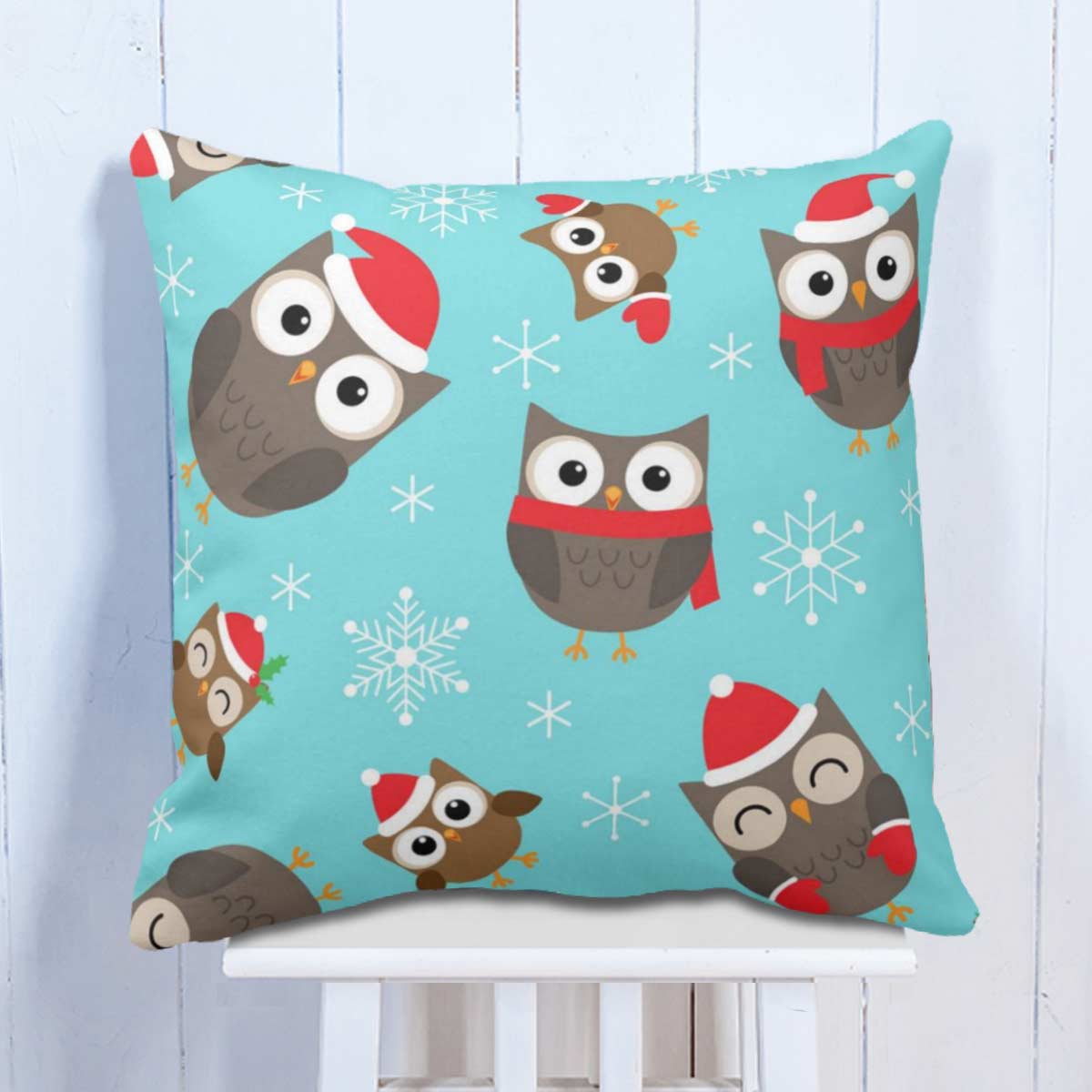 Winter Owl Cushion