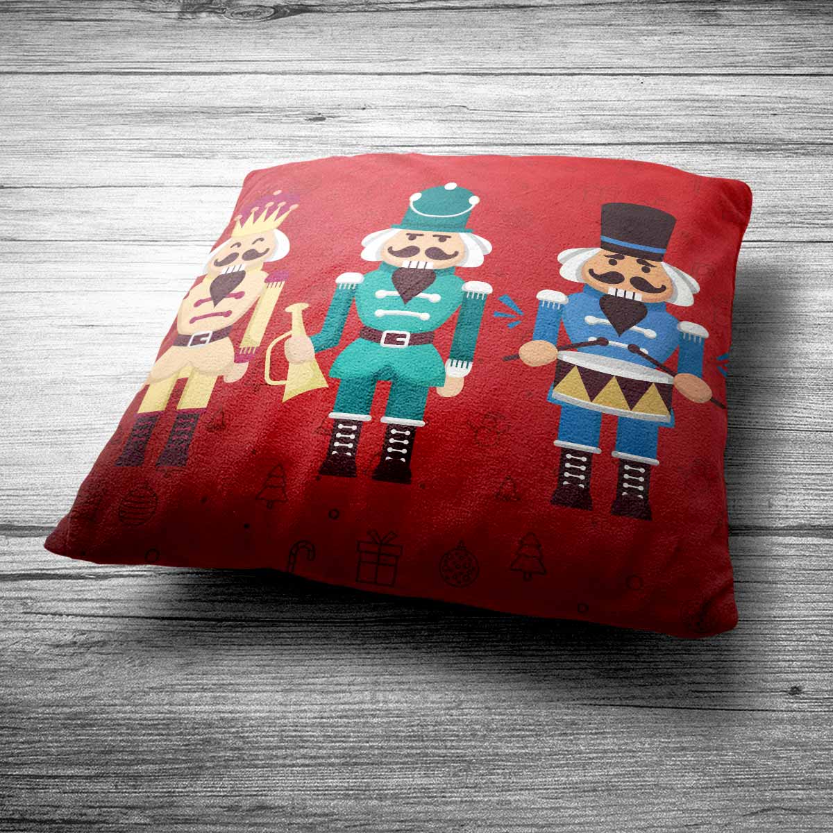 Nutcracker Soldiers Cushion