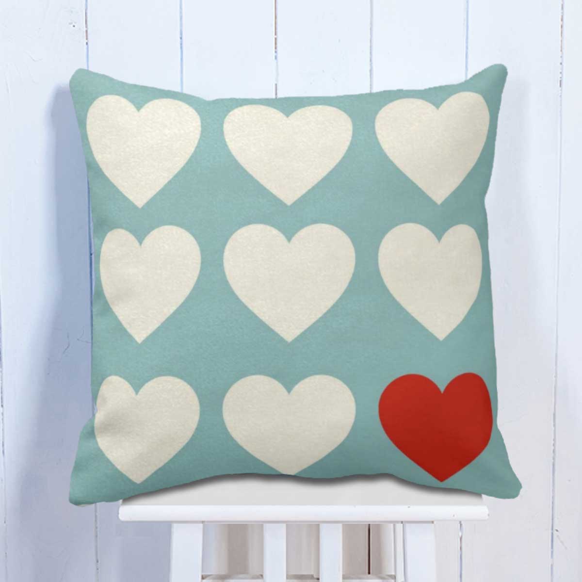 POLKA HEART CUSHION