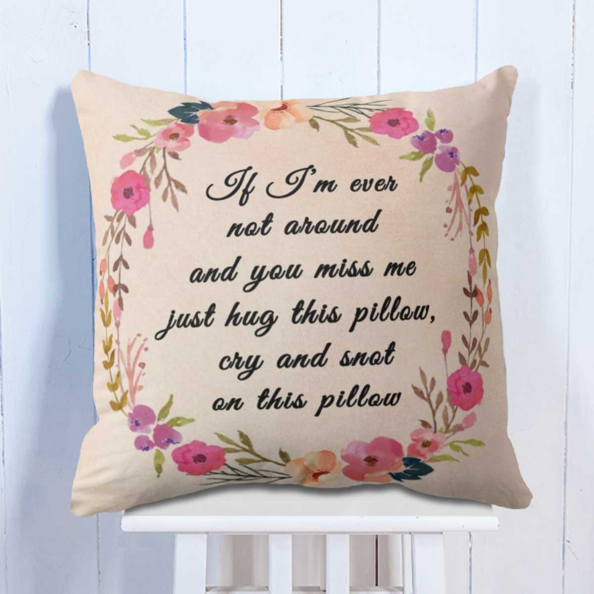 Hug this Valentines Day Cushion