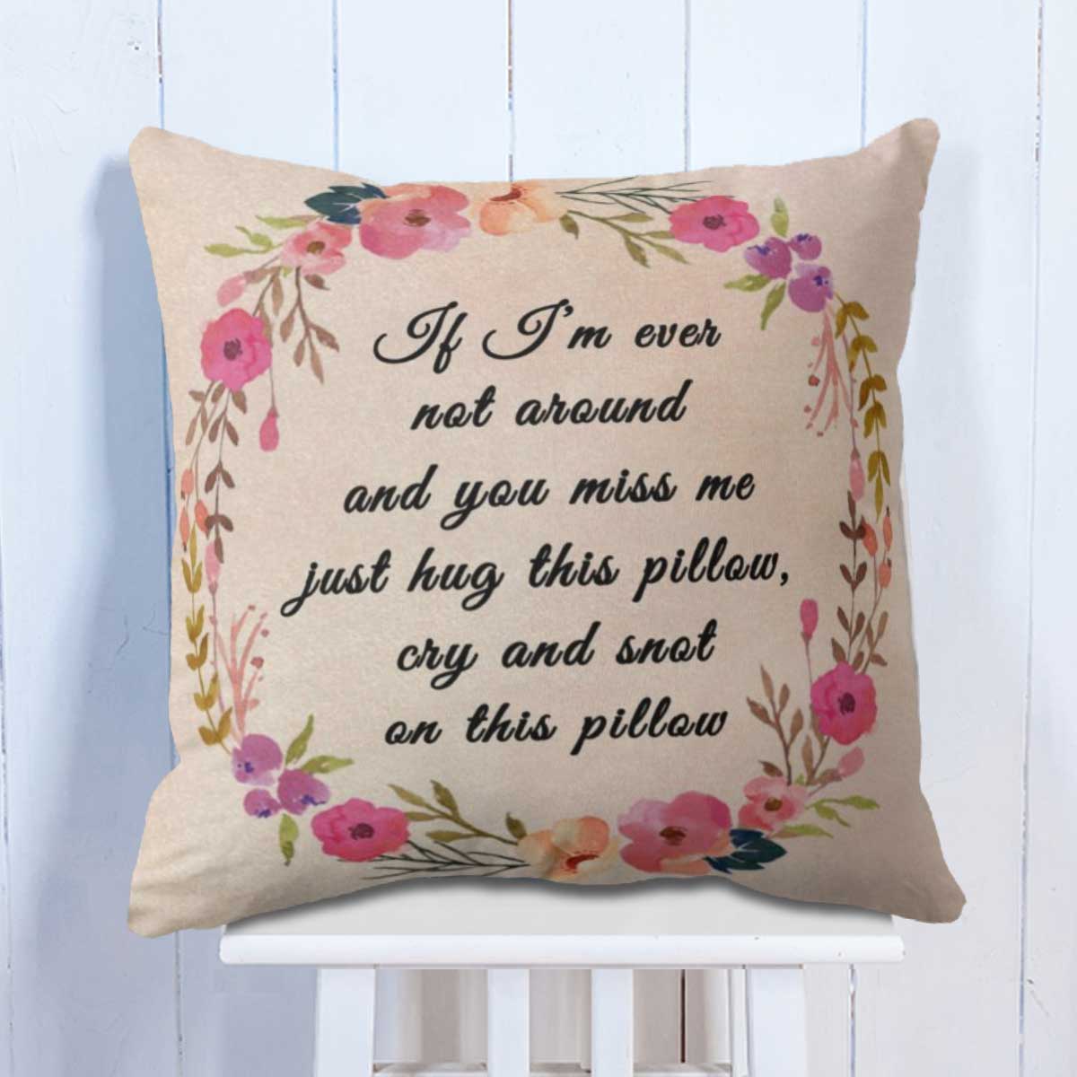 Hug this Valentines Day Cushion