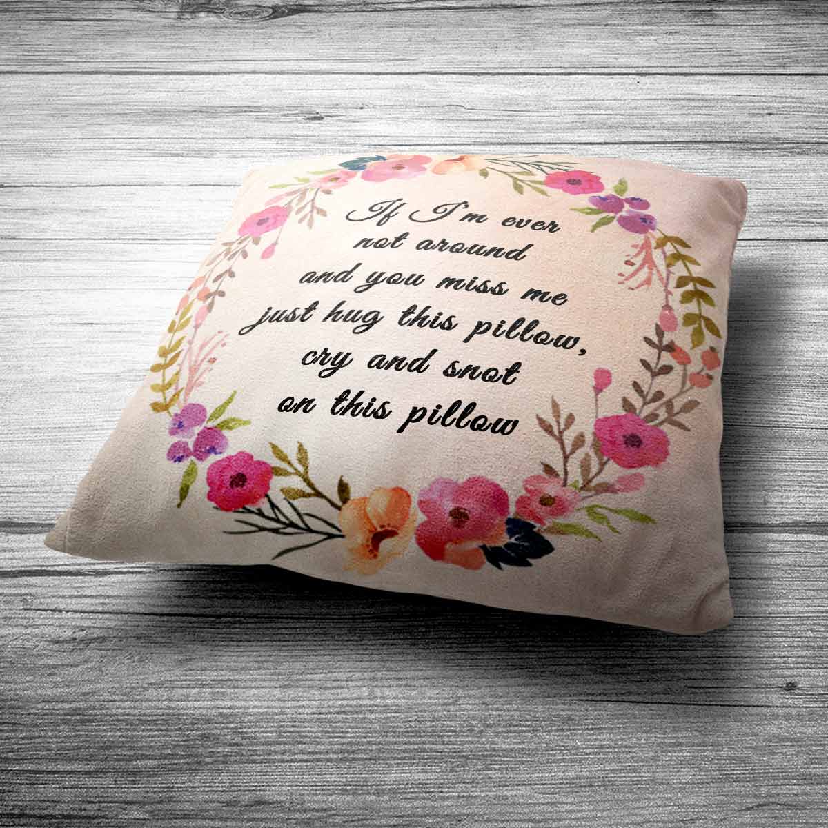 Hug this Valentines Day Cushion
