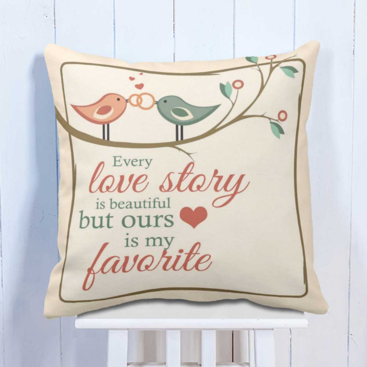 Our Love Story Cushion