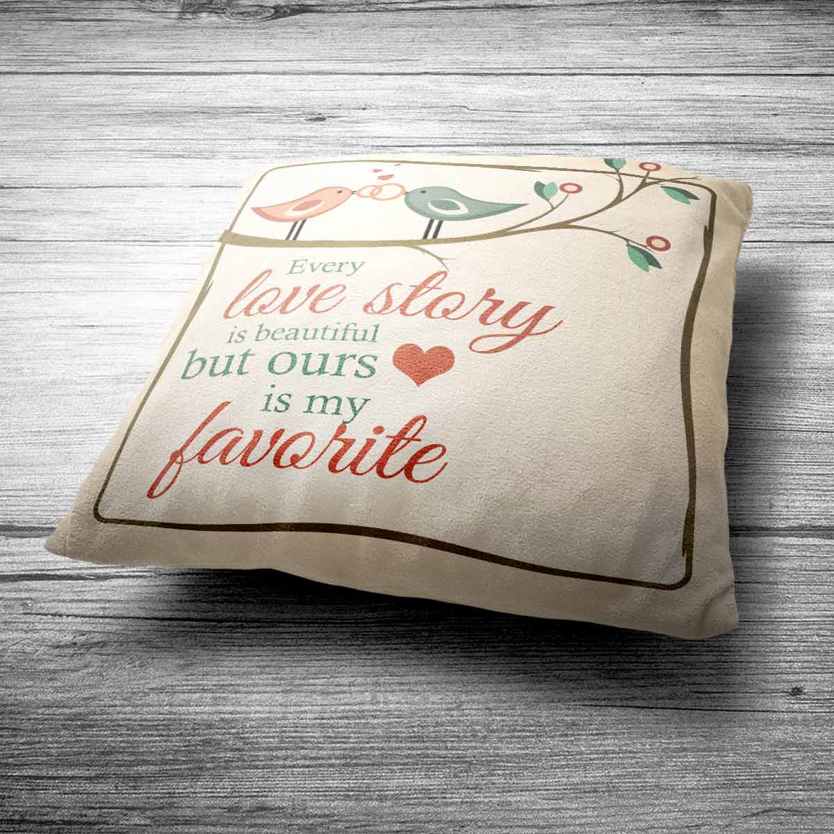 Our Love Story Cushion